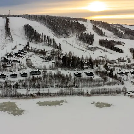 Himoksen Timantti Near Golf Course Incl Sauna, Jacuzzi For Ectra Fee, Terrace Himos